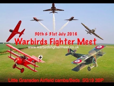WILLIS WARBIRDS RC FIGHTER MEET AT LITTLE GRANSDEN UK - 29/30 JULY - 2017 OPEN TO THE PUBLIC
