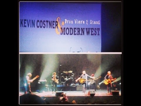 Kevin Costner & Modern West & Lily Costner - Concert Snapshots Moscow & St.Petersburg / Russia 2013