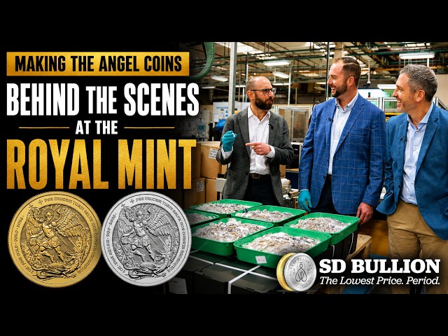 Minting the New Angel Coins - Behind The Scenes At The Royal Mint