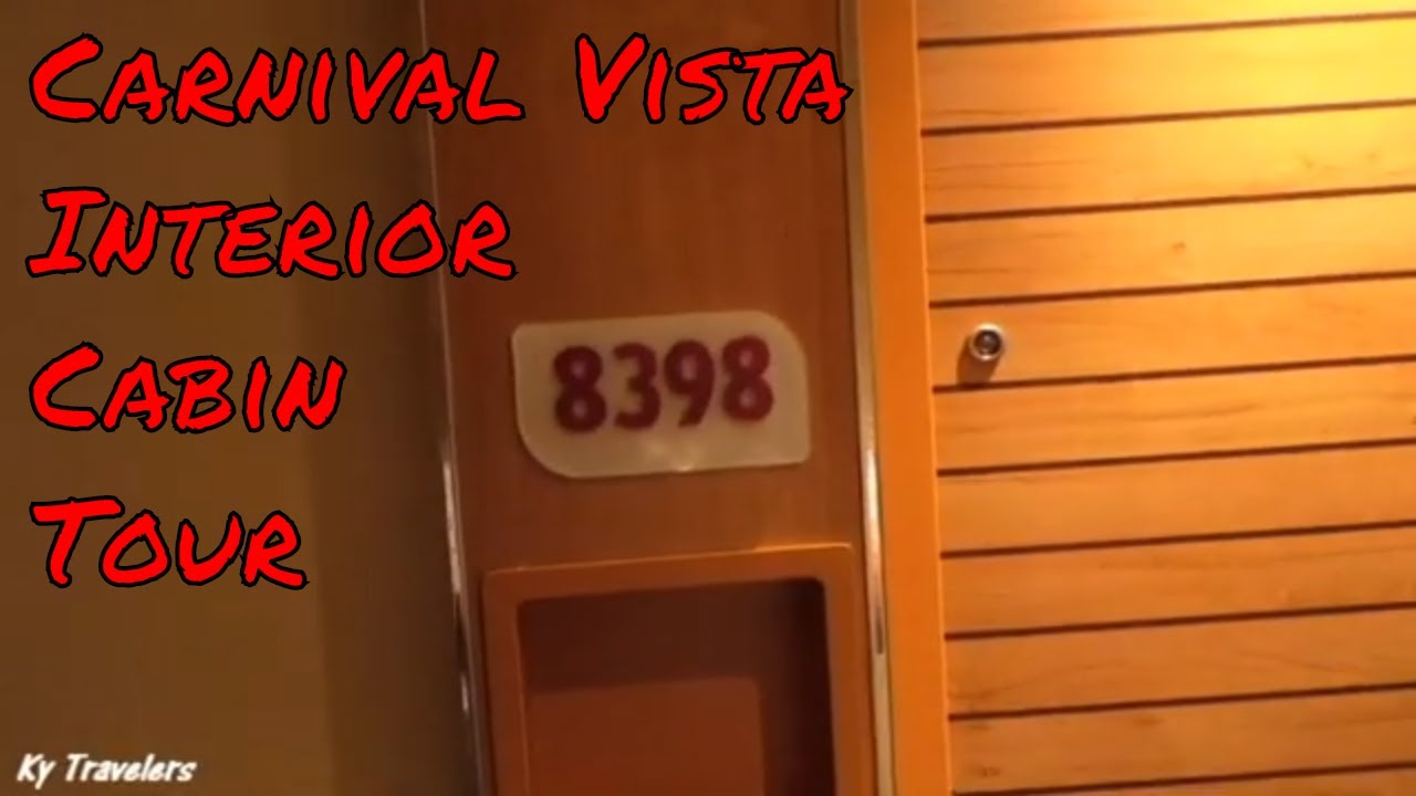 Carnival Vista - Cabin 8398 - Video 1