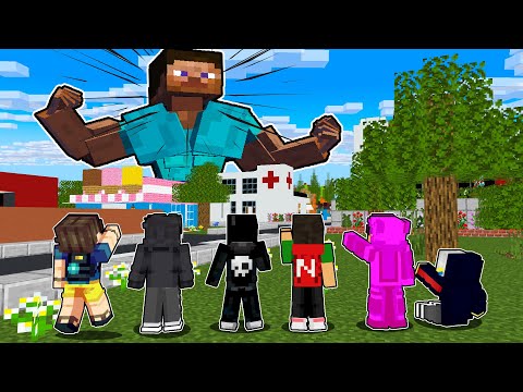 Cursed STEVE is HUNTING Us in Minecraft