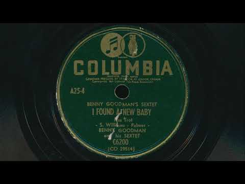 1941 BENNY GOODMAN I Found A New Baby JAZZ Instrumental - 78 RPM Record