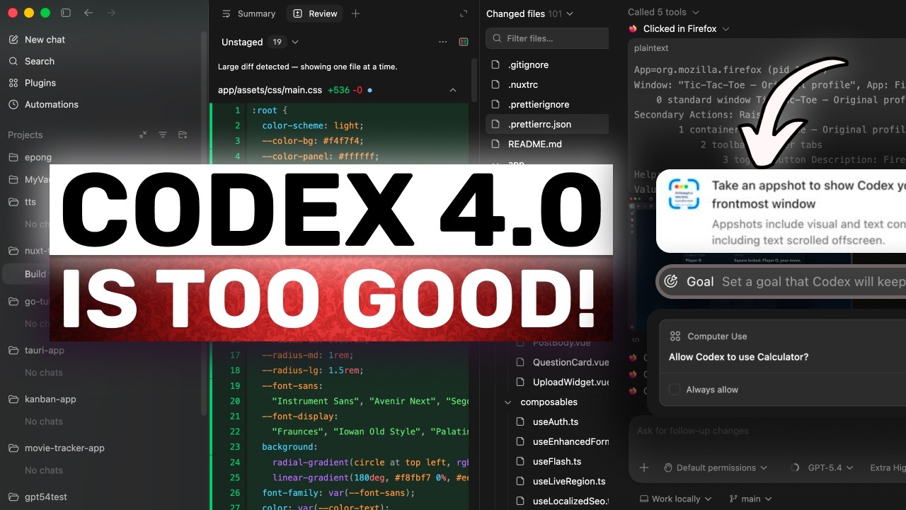 Codex 4.0 (CRAZY NEW UPGRADES): THIS IS INSANITY!
