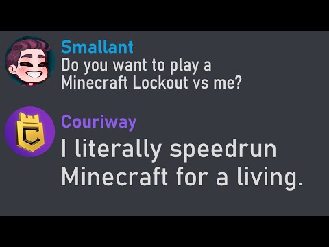 Couriway - Smallant Challenged me to a Minecraft Lockout…