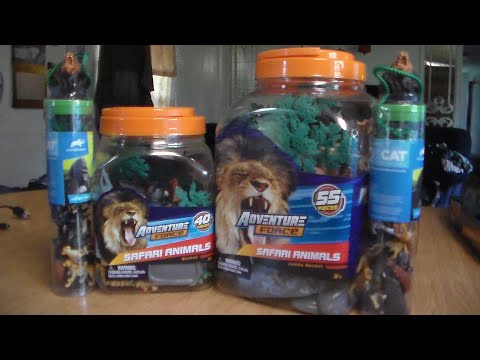 Adventure Force SAFARI ANIMAL TOY BUCKET JUMBO REVIEW! And More!