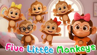 Five Little Monkeys  ลิงห้าตัว เพลงสนุก 2 เวอร์ชั่น น้องปุญ คิดส์มีซอง 2568