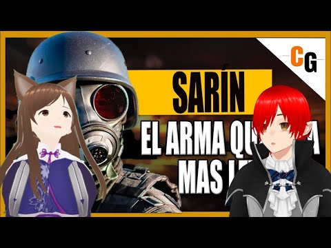 Reaccionado a Sarín, Somán y Tabún gases nerviosos