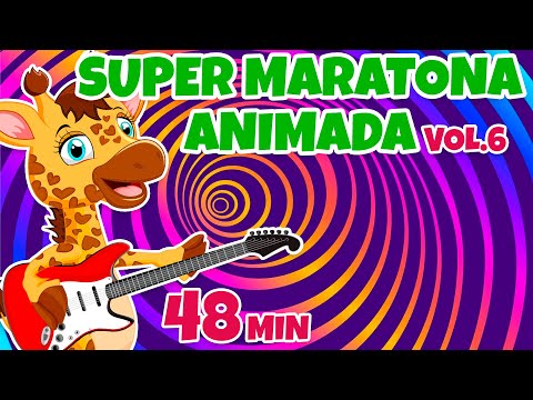 Super Maratona Animada Vol. 6 - Giramille 48 min | Desenho Animado Musical