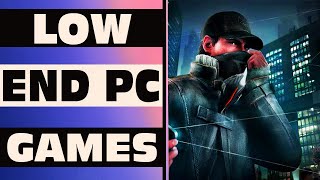 Top 10 Pc 👽 Games For Low End PC  3gb Ram  2gb 