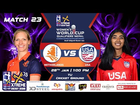 USA VS Netherland |  Women's T20 World Cup Qualifier 2026 | Kantripur Max HD