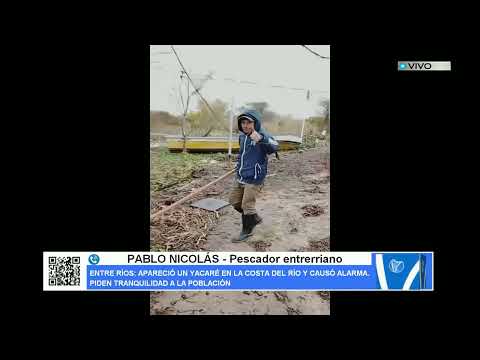 SE DEJÓ VER EN LA LOCALIDAD DE IBICUY, ENTRE RÍOS