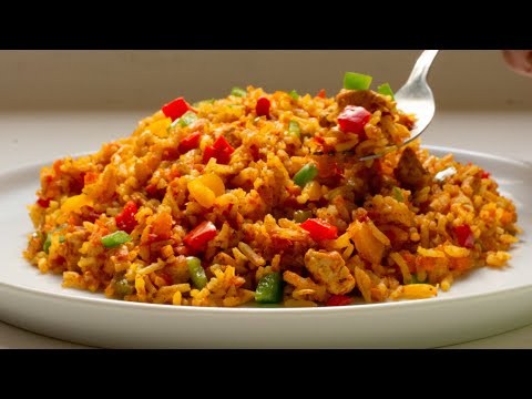 Easy Spanish Rice Recipe | Best Mexican Rice with Chicken