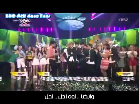[130816] EXO 1 ST GROWL WIN || مترجم عربى