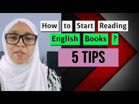 How to start reading English books? 5 Tips for Beginners@FarzanaYasmine