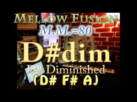 D# Dim (D# F# A) Mellow Fusion - M.M.=80 - One Chord Vamp