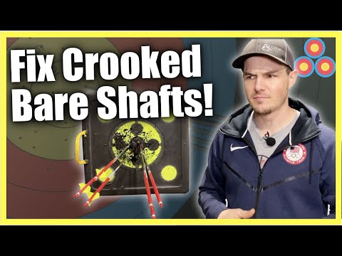 Fix Your Crooked Bare Shafts when Bare Shaft Tuning a Recurve Bow | Recurve Archery Tuning  Series