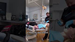 Service dog at the dentist￼