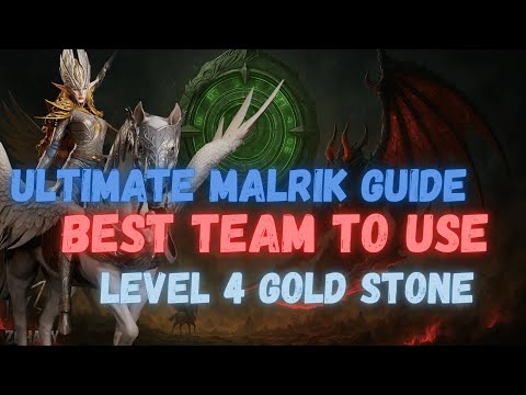 #1 Meta Malrik Team | Malrik Halls of Illusion Guide | Level 4 Gold Stone | Pt.1 | Watcher of Realms