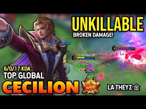 CECILION BEST BUILD 2022 | TOP GLOBAL CECILION GAMEPLAY | MOBILE LEGENDS✓
