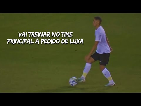 LUIZ GUSTAVO "BAHIA" VEM SE DESTACANDO NA BASE DO CORINTHIANS | Luiz Gustavo vs Santos