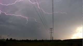 preview picture of video 'Slow Motion Anvil Crawler Lightning - Penrith 23-12-2012'