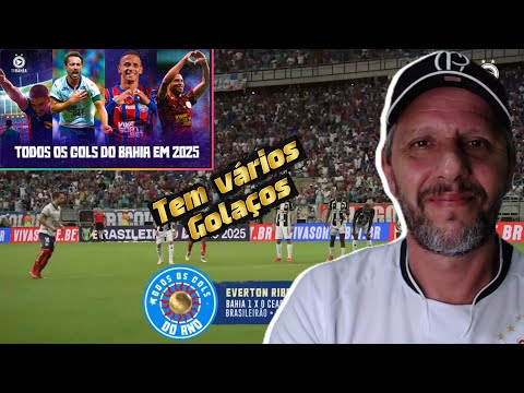 Gavião Caipira reage: TODOS OS GOLS DO BAHIA EM 2025! BBMP!