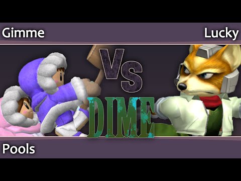 DIME13 Melee - Gimme (ICs) vs Lucky (Fox) - Pools