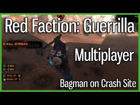 Red Faction: Guerrilla Multiplayer Gameplay - Bagman on Crash Site (Re-Mars-tered)