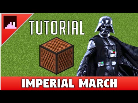 The Imperial March Minecraft Noteblock Tutorial | Star Wars Noteblock Tutorial