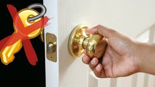 How To Open a Locked Door without key🤔 |😱 Door Open Strategy