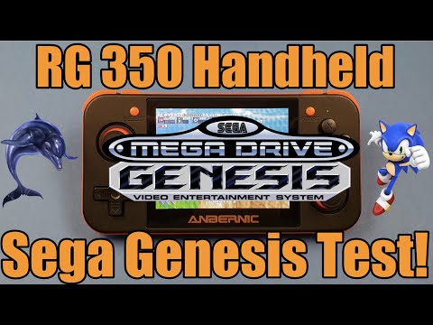 RG350 - Anbernic - Retro Gaming Handheld - Sega Genesis Megadrive -  Games Tested!