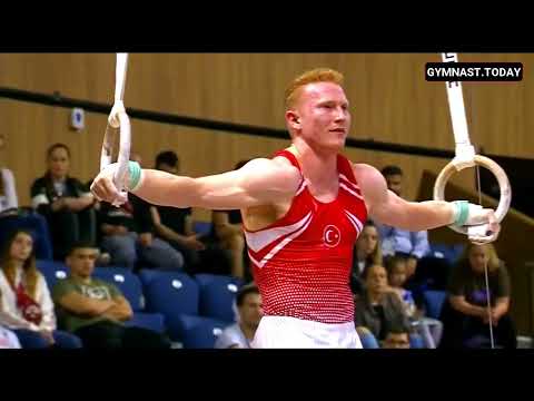 Top 3 in Men's Still Rings Final - 2023 Varna Gymnastics World Challenge Cup