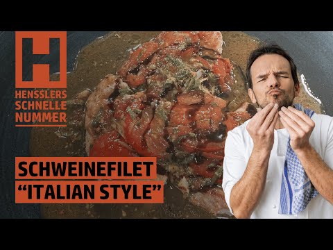 Quick pork tenderloin “Italian Style” recipe by Steffen Henssler