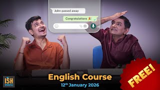 Join Our New Batch of English Course Starting 12th JAN 2026 | ISH Shiksha