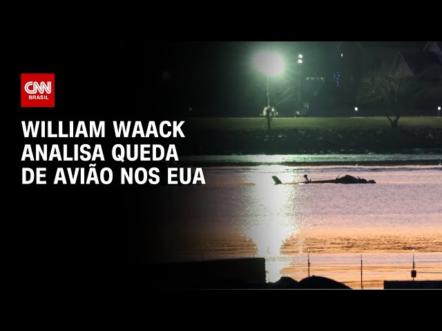 William Waack analisa queda de avião nos EUA | WW