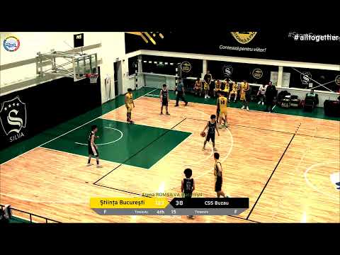 LIVE 🏀 U17 CSU Stiinta Bucuresti - CSS Buzau