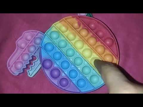 New Pop it | stress relief game | dinosaur pop it challenge|