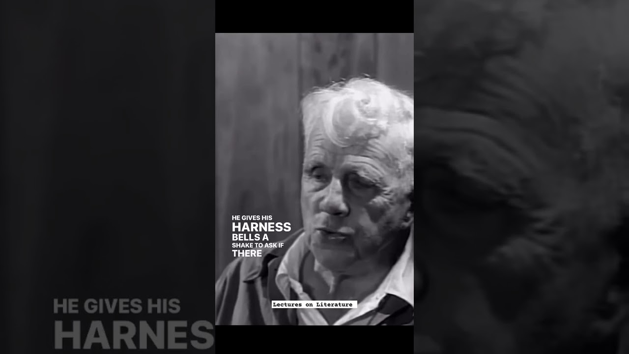 Robert Frost reciting "Stopping By Woods on a Snowy Evening"