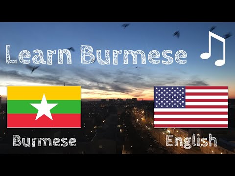 Learn before Sleeping - Burmese (native speaker)  - with music