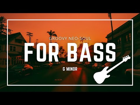 Groovy Neo-Soul Backing Track for Bass // G Minor // 85 BPM