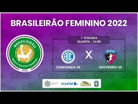 Brasileirão Feminino 2022 - Fase de grupos - 1ª rod - Confiança-SE 2 x 8 São Pedro-ES