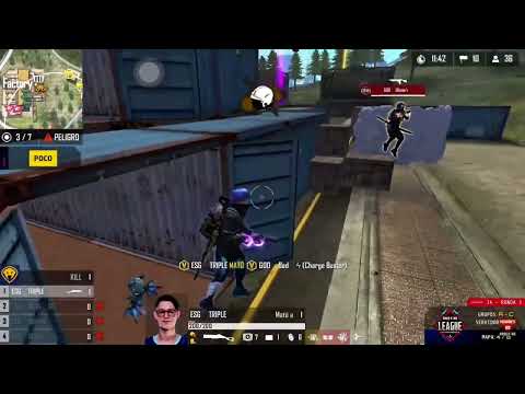TRIPLE VS GOD LA JUGADA DE LA JORNADA #freefire #freefireleague