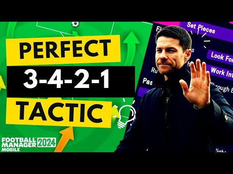 Best 3-4-2-1 Tactic In FM24 Mobile | Balanced & Unstoppable Setup 🔥