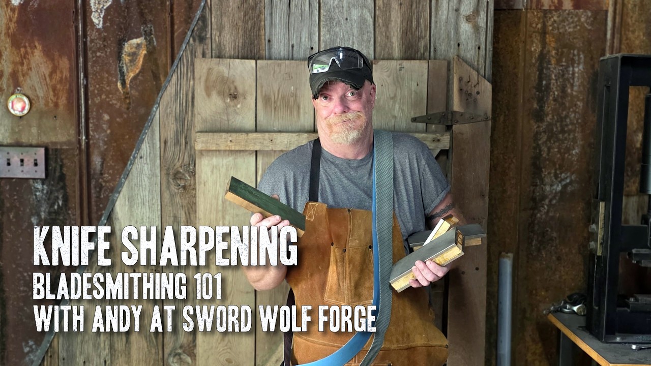 Knife Sharpening with Stones and Stropping