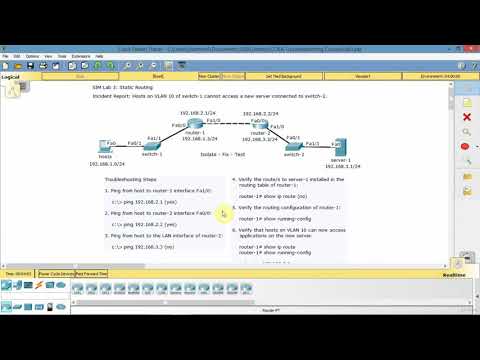 037 Troubleshooting Static Routes  ||  CCNA 200-301 Complete Course English