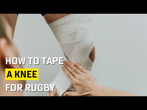 HOW TO TAPE A KNEE FOR RUGBY - MCL/LCL TAPING