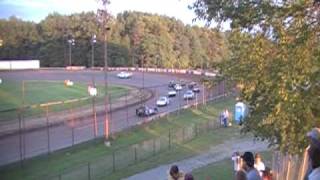 preview picture of video 'Tri-City Speedway Dirt Stock Car Crash'