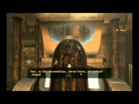SPOILERS! Fallout: New Vegas Mr. House's Death