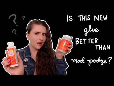 Is this Better than Mod Podge? Testing out Magic Modge | Craft Chat