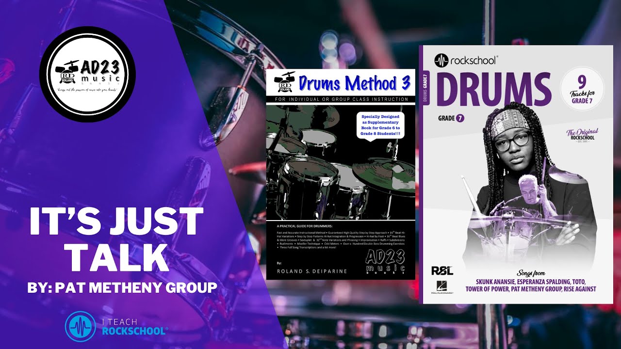It's Just Talk | Rockschool Drums Grade 7 2024